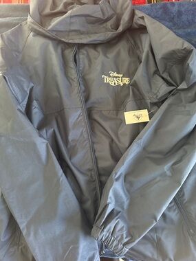 Disney Treasure Navy Blue Lightweight Hooded Jacket